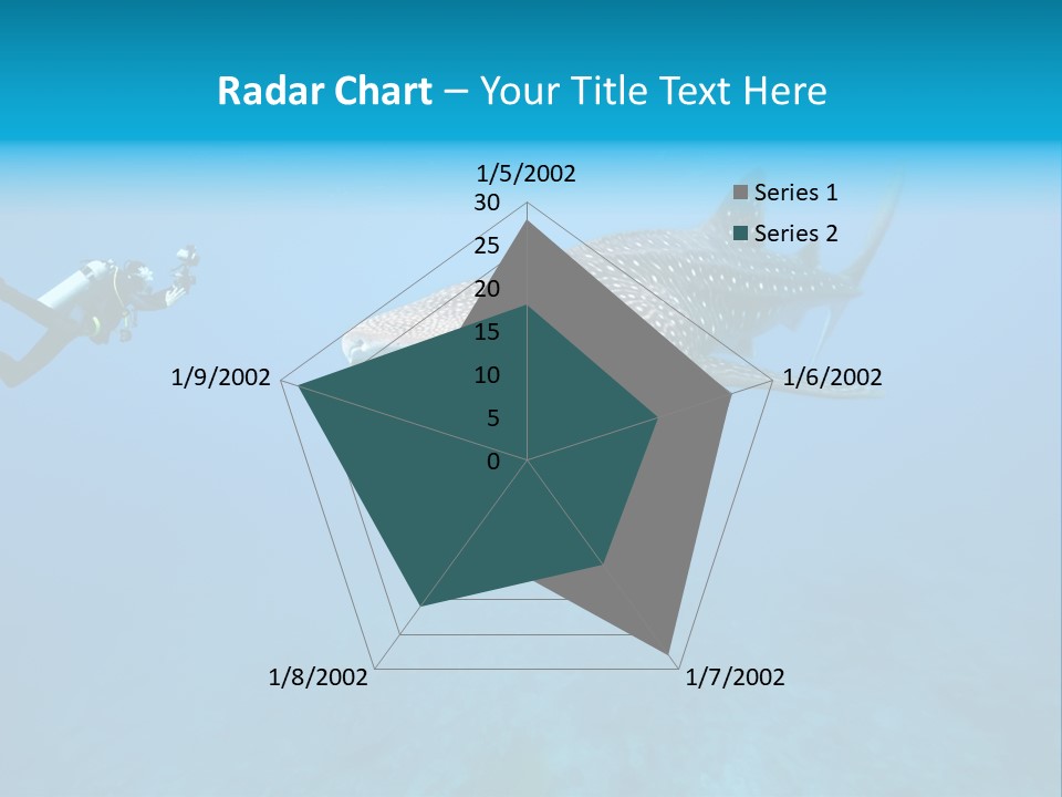 Sea Whale Blue PowerPoint Template