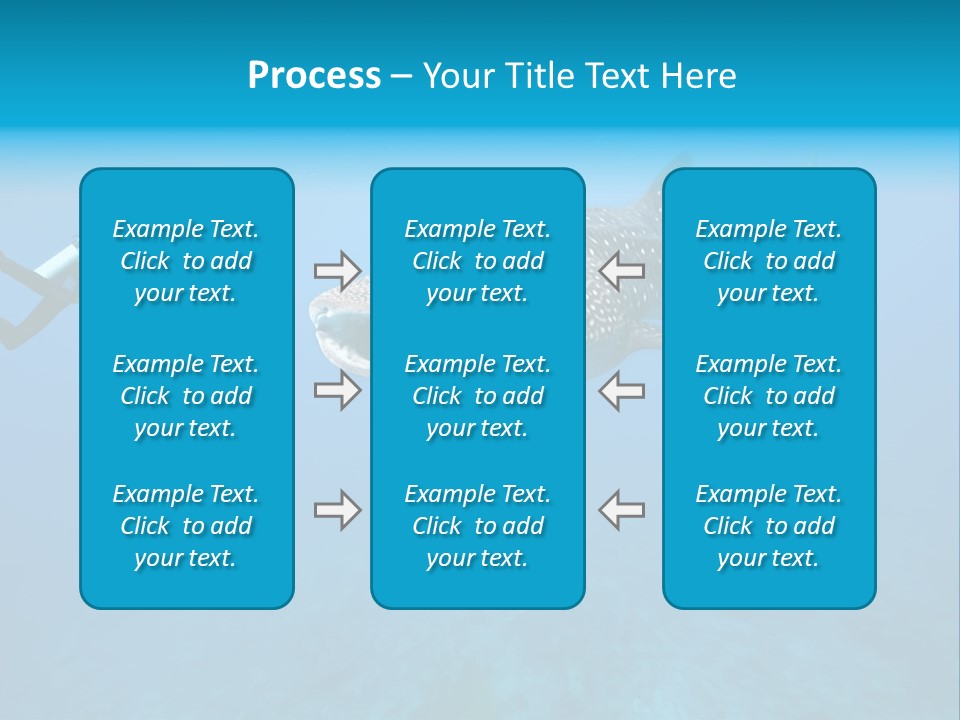 Sea Whale Blue PowerPoint Template