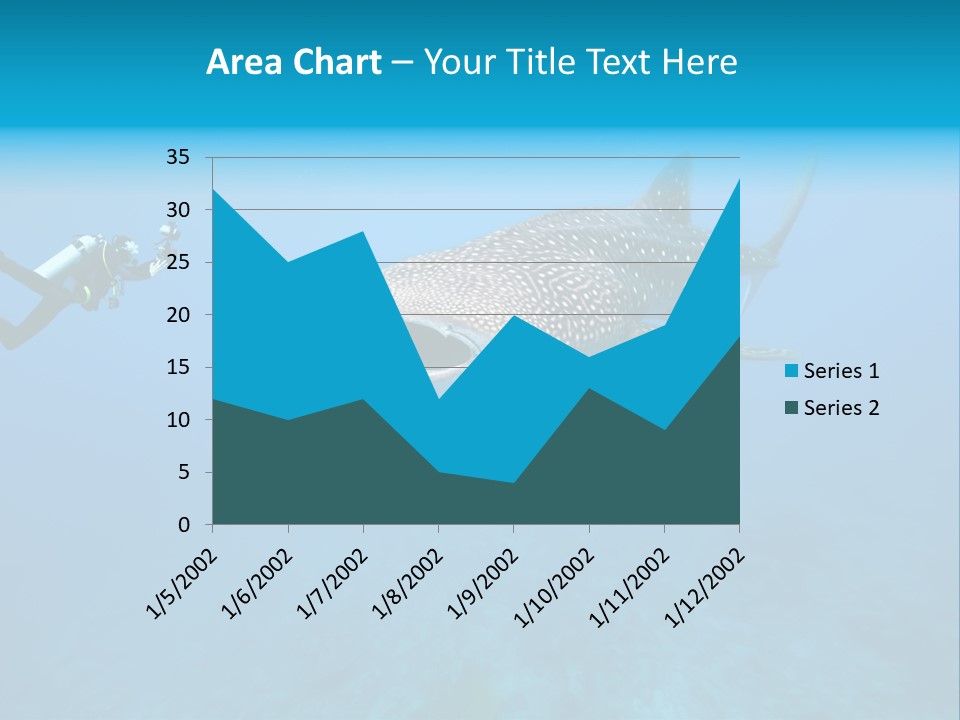 Sea Whale Blue PowerPoint Template