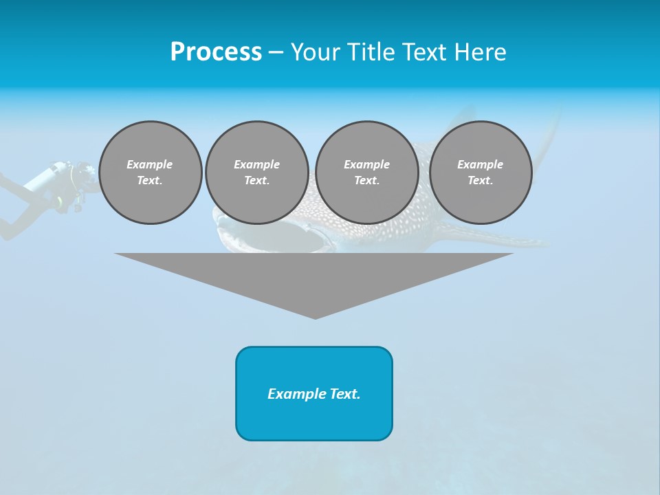 Sea Whale Blue PowerPoint Template