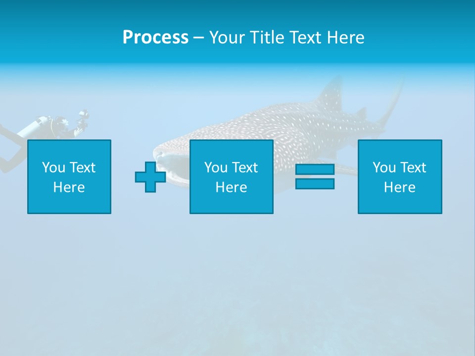 Sea Whale Blue PowerPoint Template