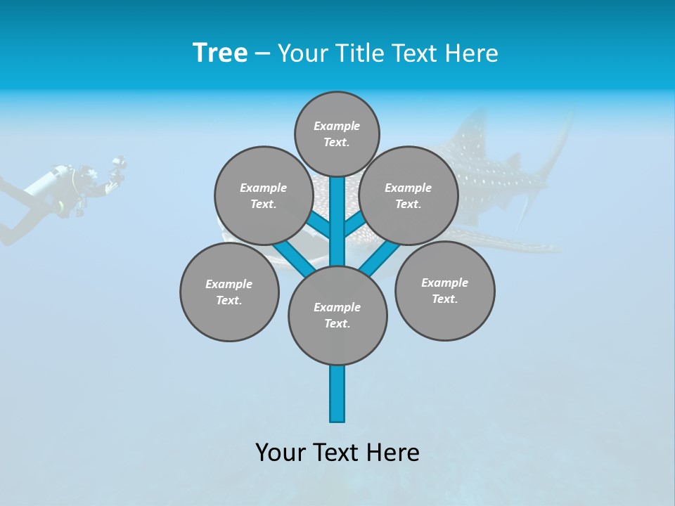 Sea Whale Blue PowerPoint Template