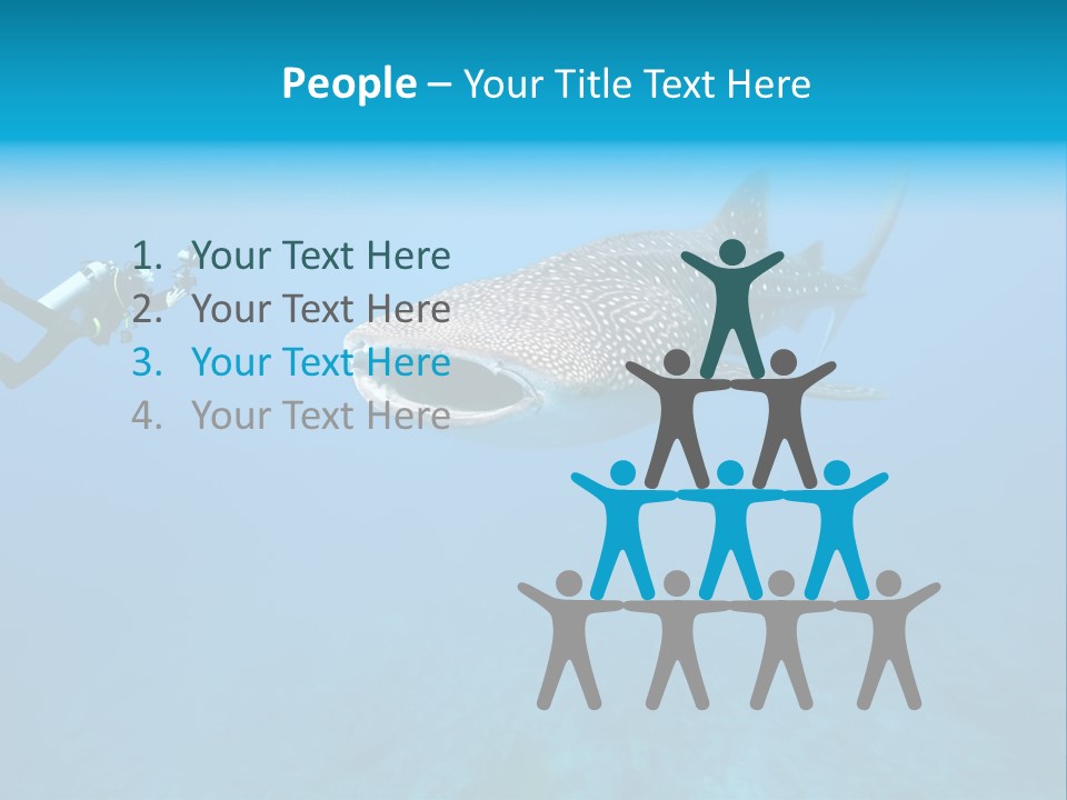 Sea Whale Blue PowerPoint Template