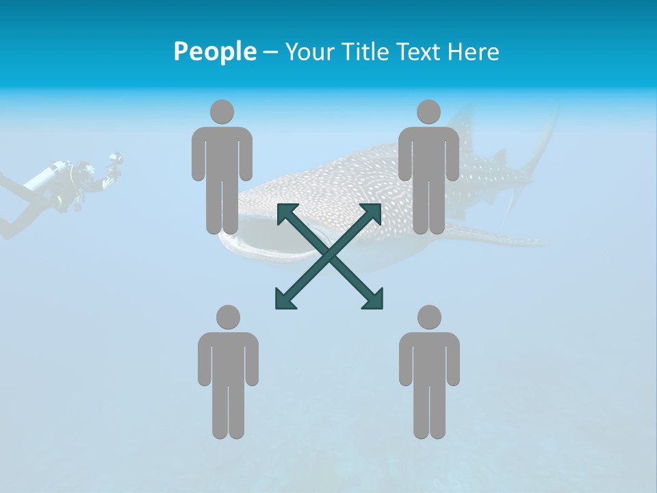 Sea Whale Blue PowerPoint Template