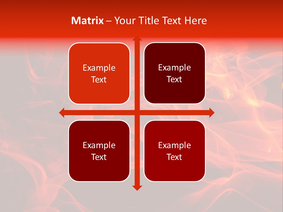 Fiery Dark Fuel PowerPoint Template