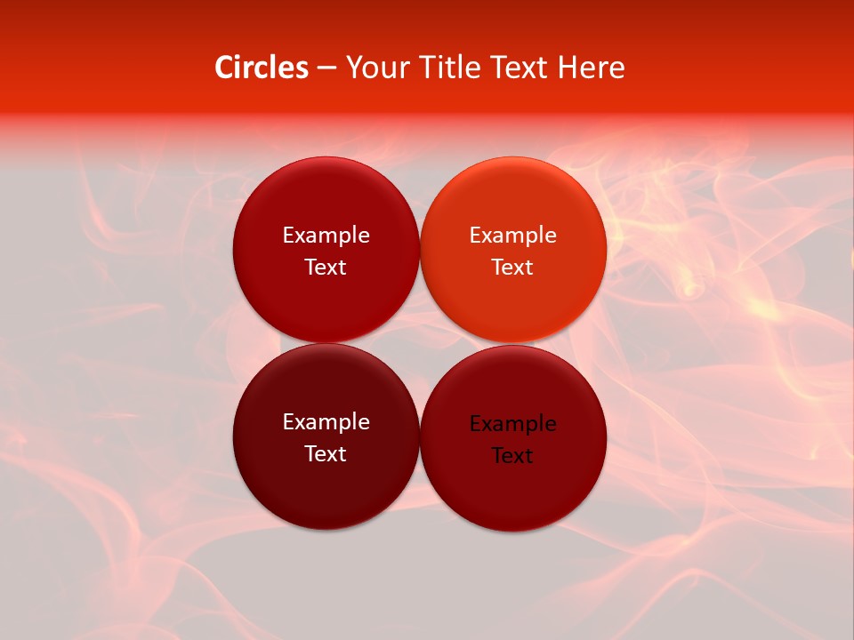 Fiery Dark Fuel PowerPoint Template