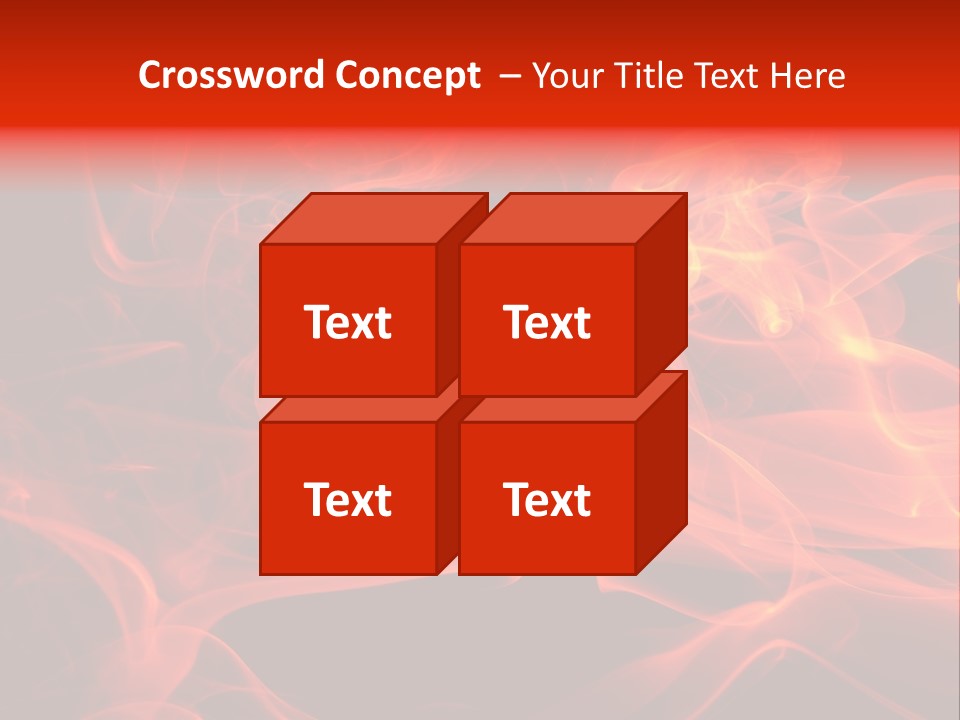 Fiery Dark Fuel PowerPoint Template