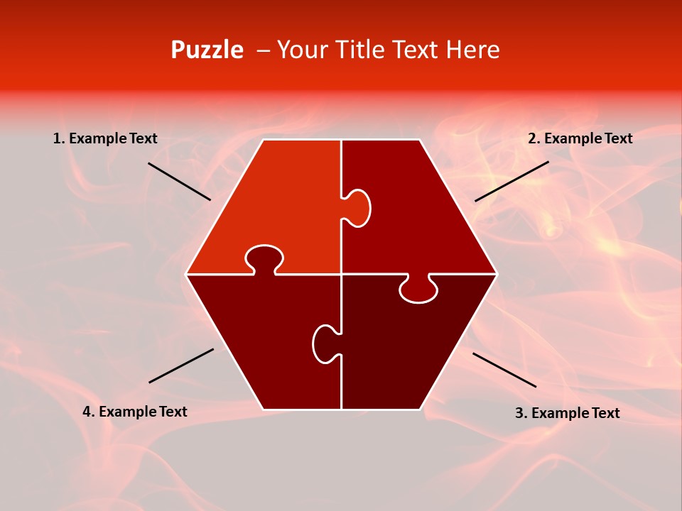 Fiery Dark Fuel PowerPoint Template
