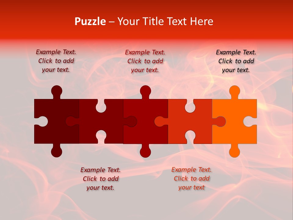 Fiery Dark Fuel PowerPoint Template