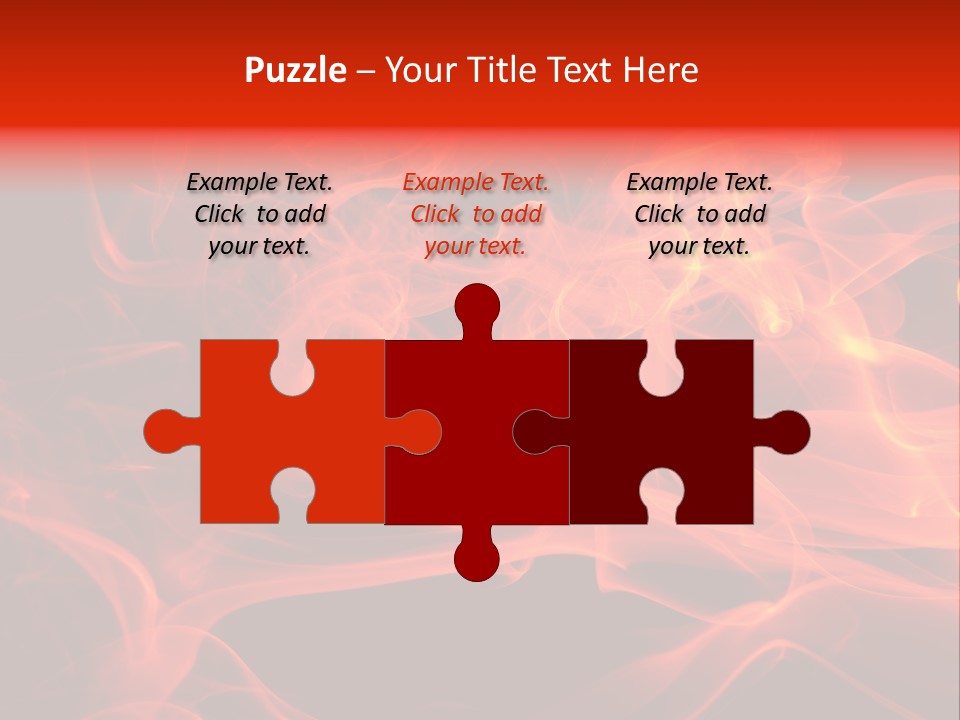 Fiery Dark Fuel PowerPoint Template