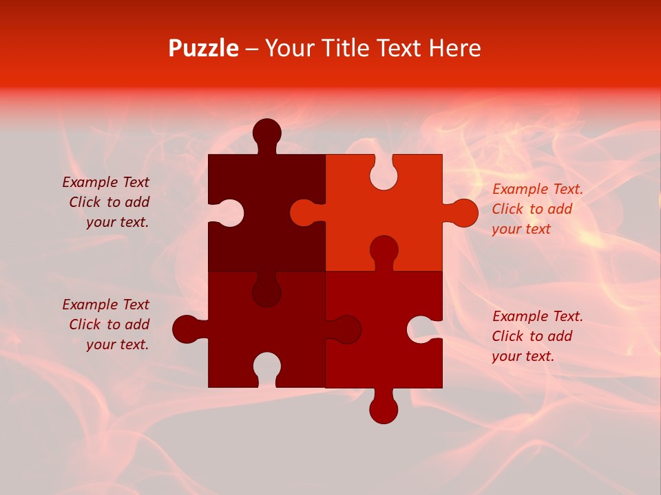 Fiery Dark Fuel PowerPoint Template