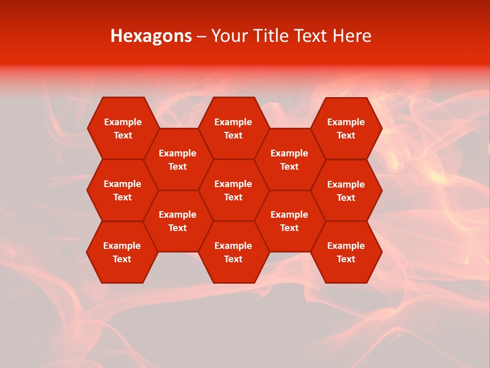 Fiery Dark Fuel PowerPoint Template