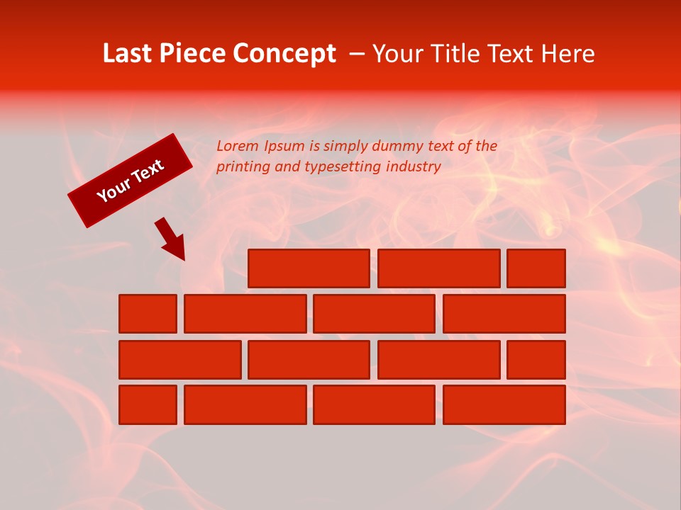 Fiery Dark Fuel PowerPoint Template