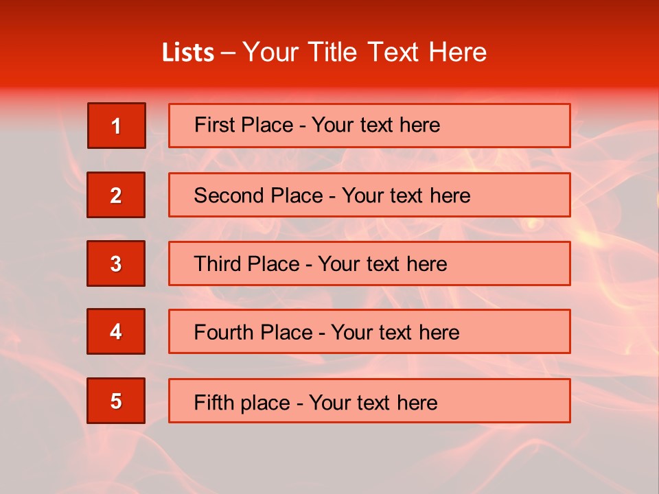 Fiery Dark Fuel PowerPoint Template
