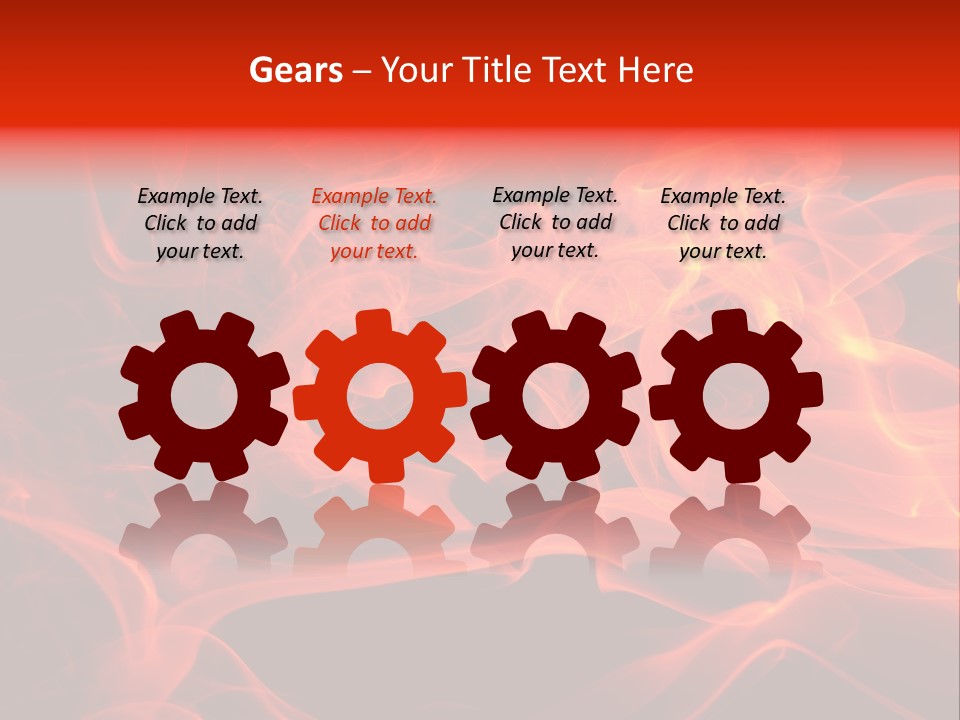 Fiery Dark Fuel PowerPoint Template