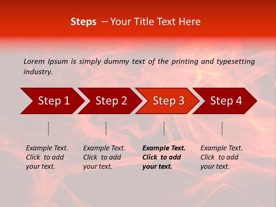 Fiery Dark Fuel PowerPoint Template