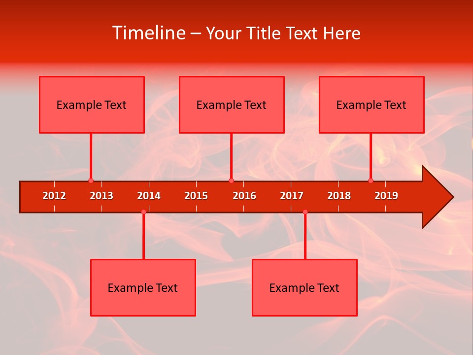 Fiery Dark Fuel PowerPoint Template