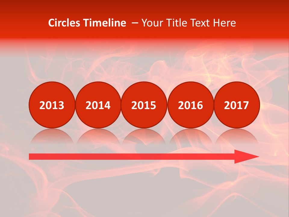 Fiery Dark Fuel PowerPoint Template