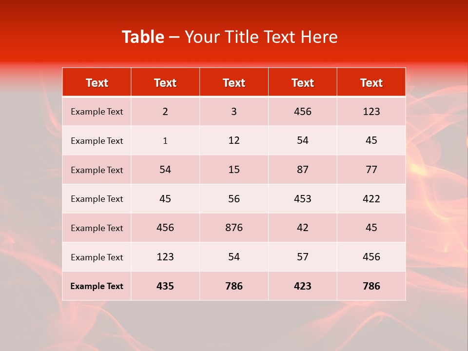 Fiery Dark Fuel PowerPoint Template