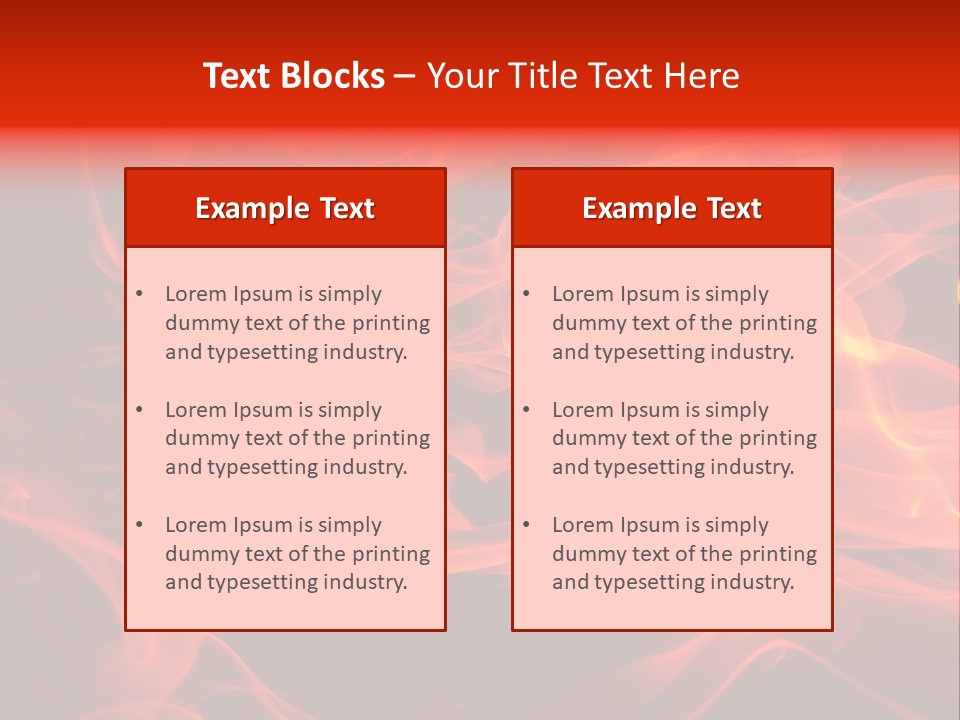 Fiery Dark Fuel PowerPoint Template