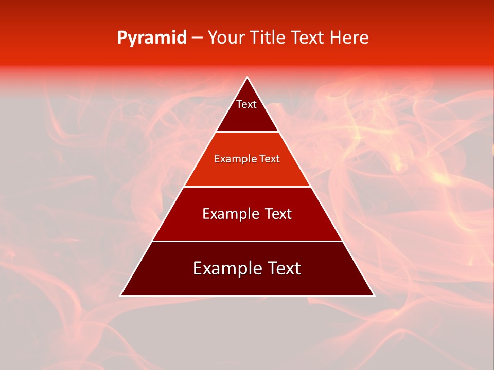 Fiery Dark Fuel PowerPoint Template