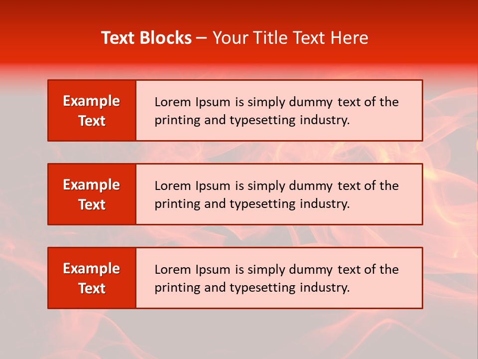 Fiery Dark Fuel PowerPoint Template