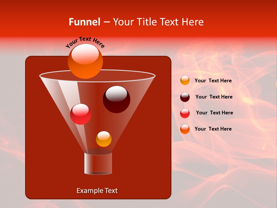Fiery Dark Fuel PowerPoint Template