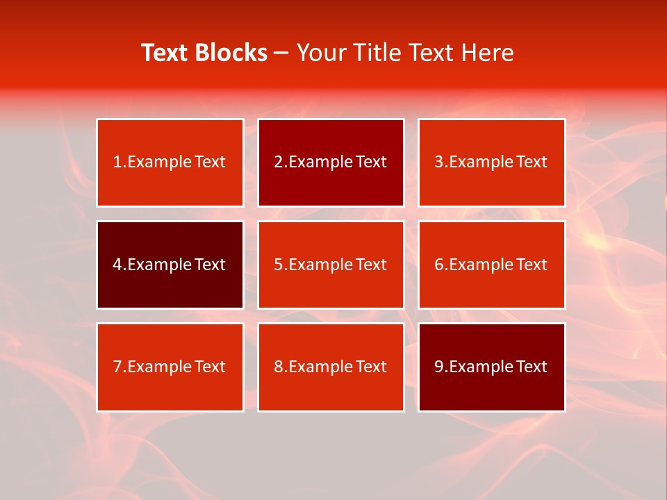 Fiery Dark Fuel PowerPoint Template
