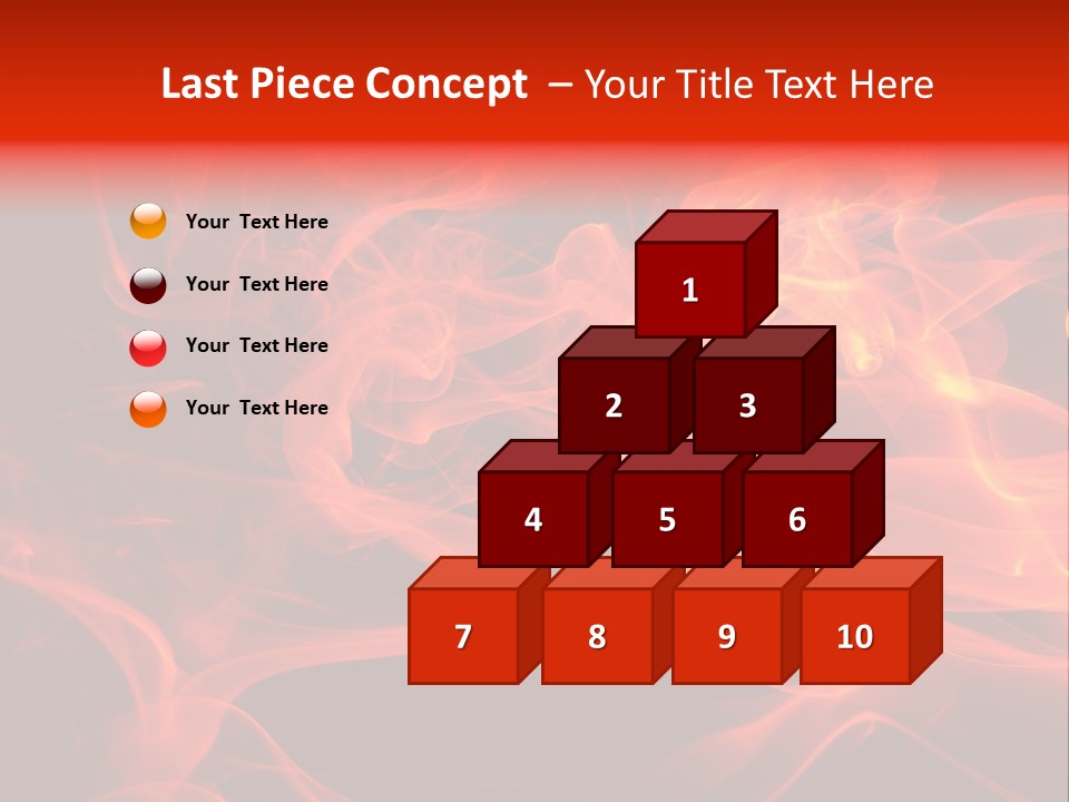 Fiery Dark Fuel PowerPoint Template