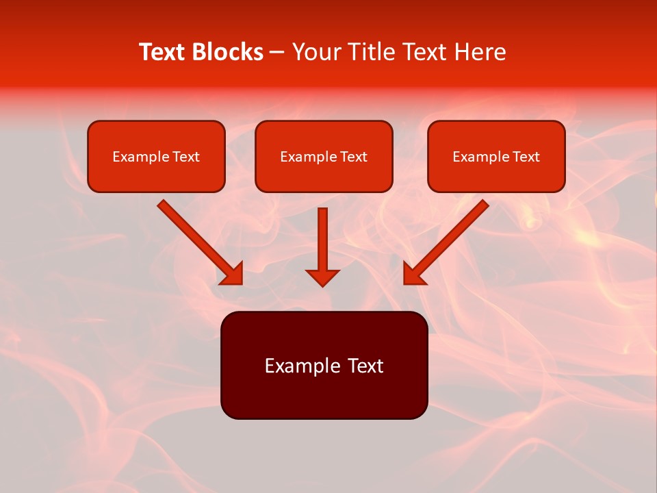 Fiery Dark Fuel PowerPoint Template