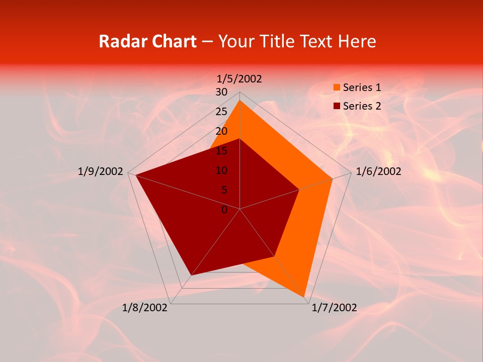 Fiery Dark Fuel PowerPoint Template