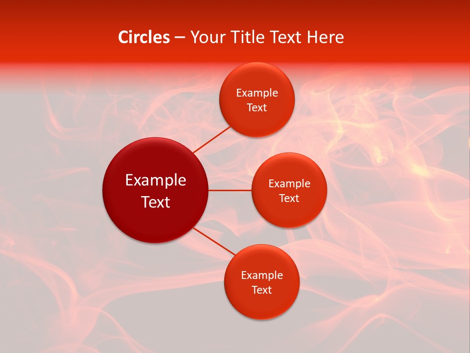 Fiery Dark Fuel PowerPoint Template