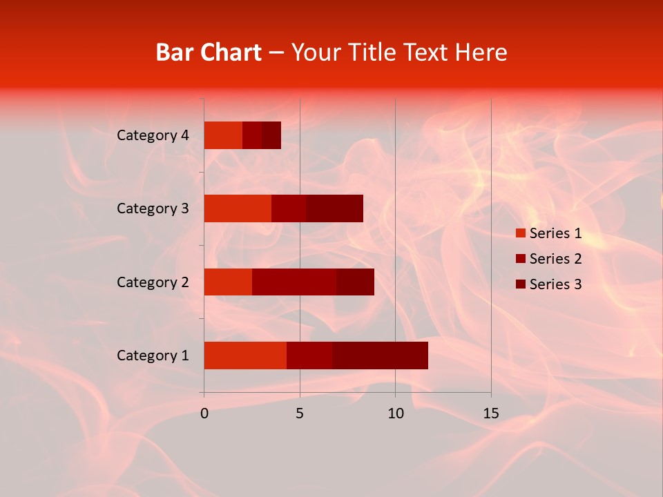 Fiery Dark Fuel PowerPoint Template