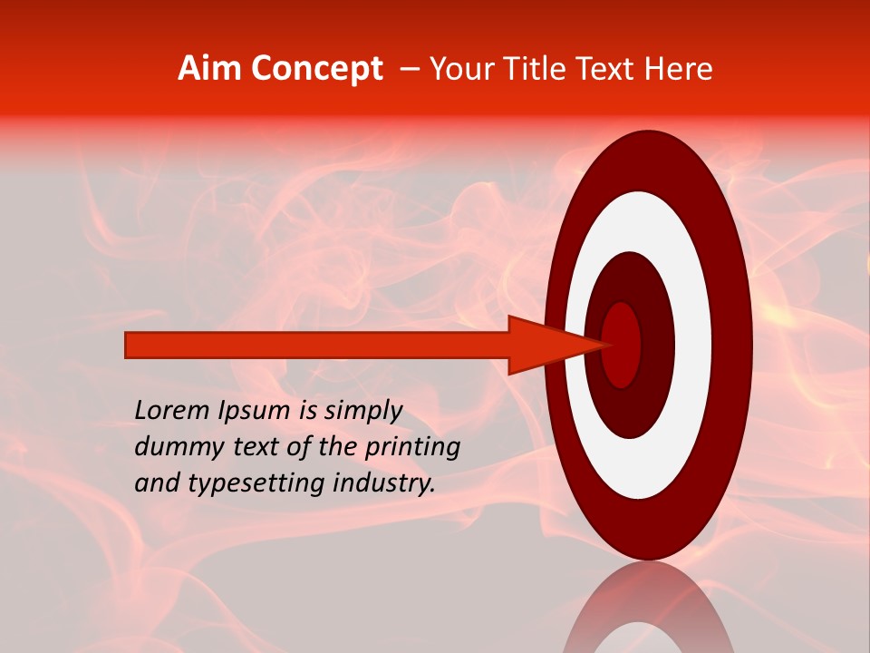 Fiery Dark Fuel PowerPoint Template