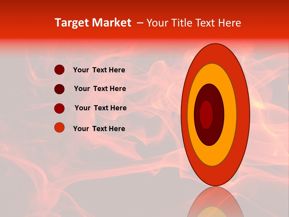 Fiery Dark Fuel PowerPoint Template