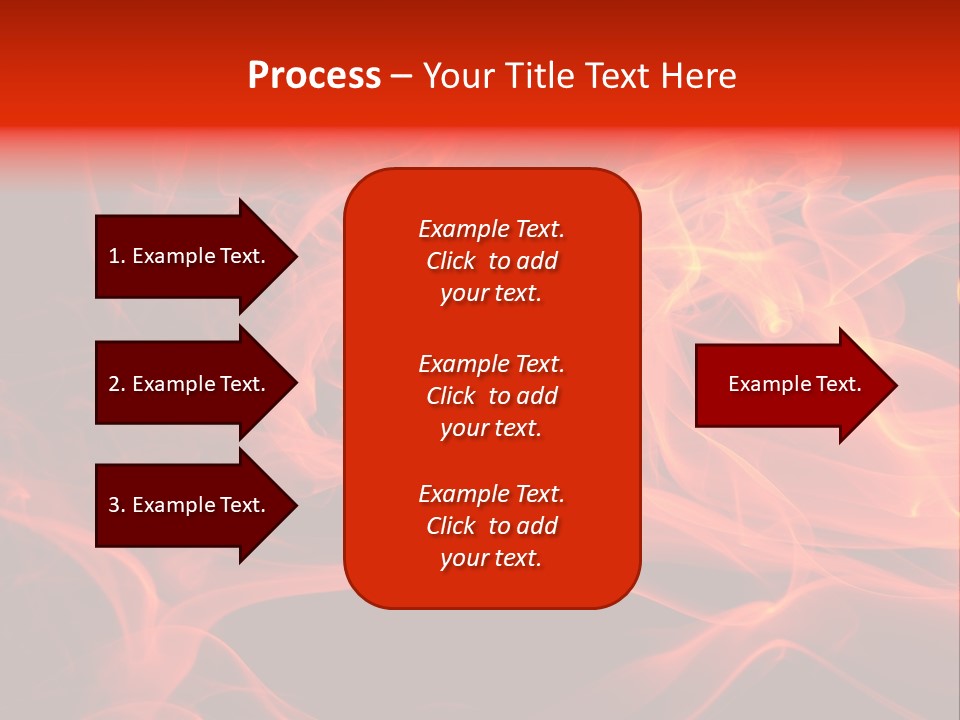 Fiery Dark Fuel PowerPoint Template