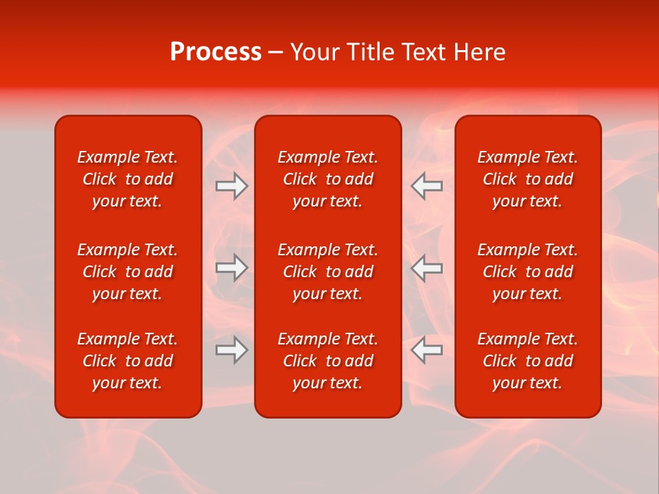 Fiery Dark Fuel PowerPoint Template
