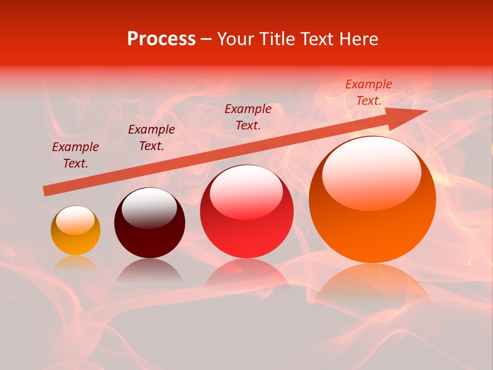 Fiery Dark Fuel PowerPoint Template
