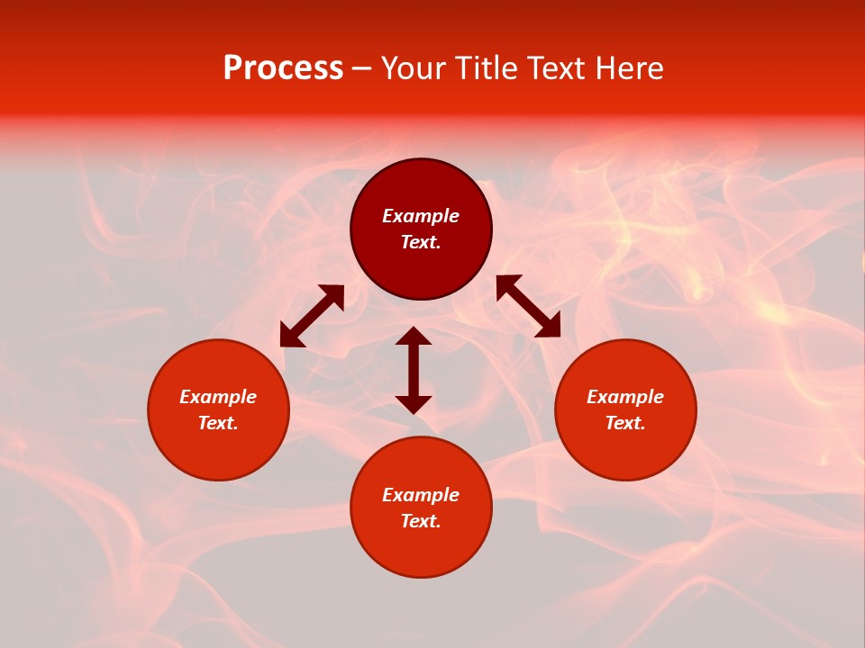 Fiery Dark Fuel PowerPoint Template