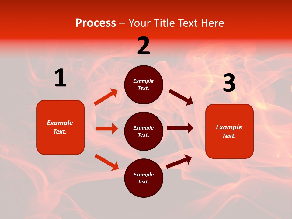 Fiery Dark Fuel PowerPoint Template