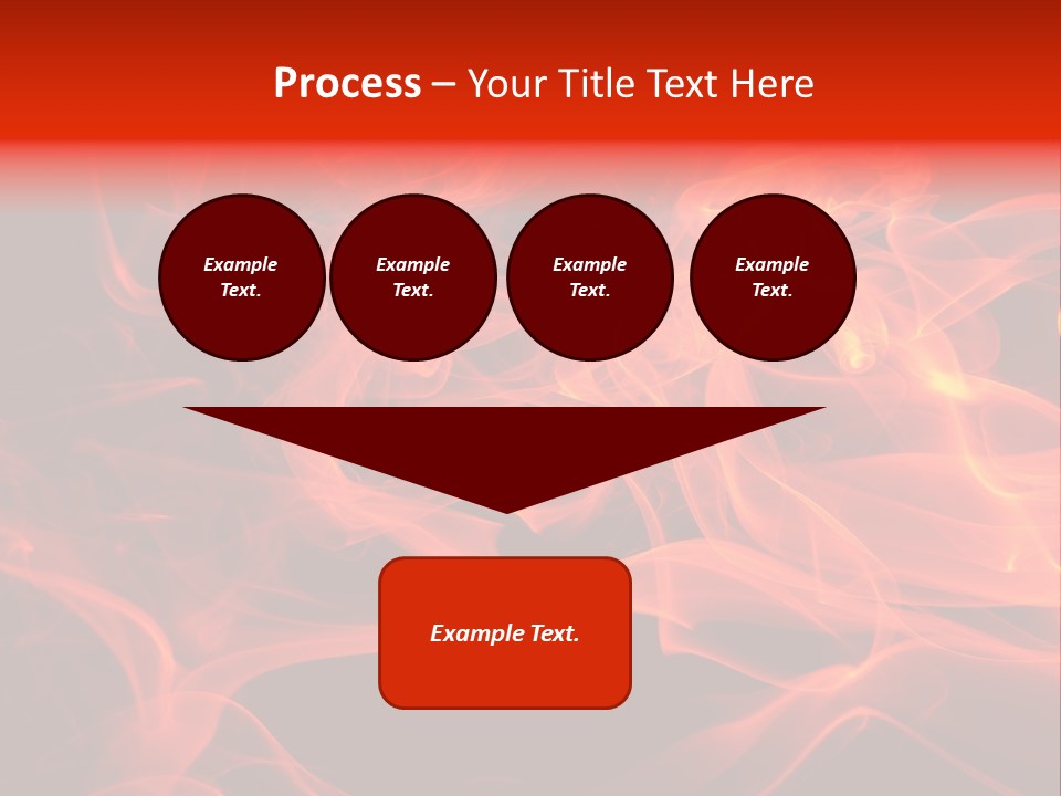 Fiery Dark Fuel PowerPoint Template