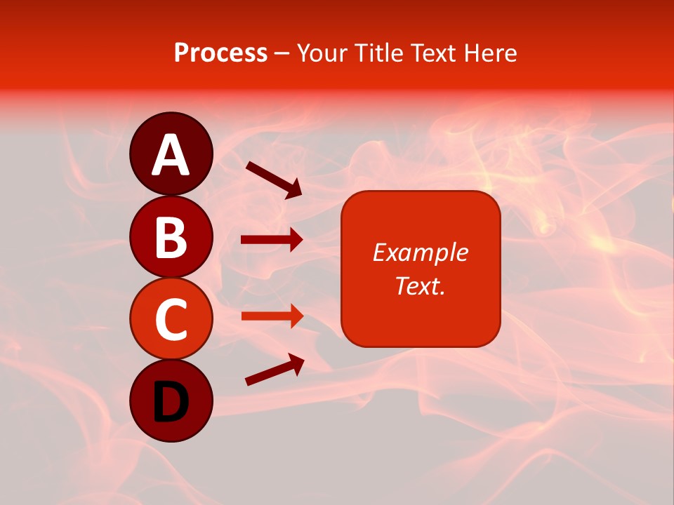 Fiery Dark Fuel PowerPoint Template