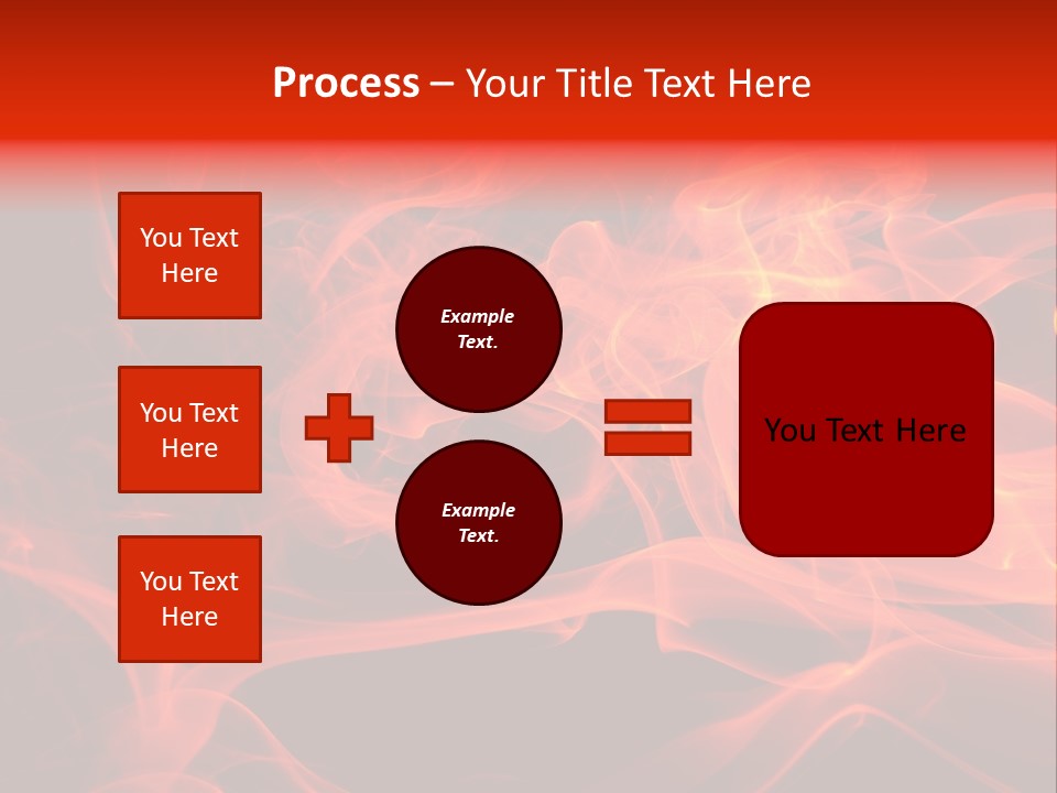 Fiery Dark Fuel PowerPoint Template