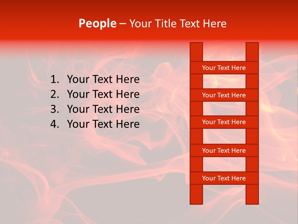 Fiery Dark Fuel PowerPoint Template