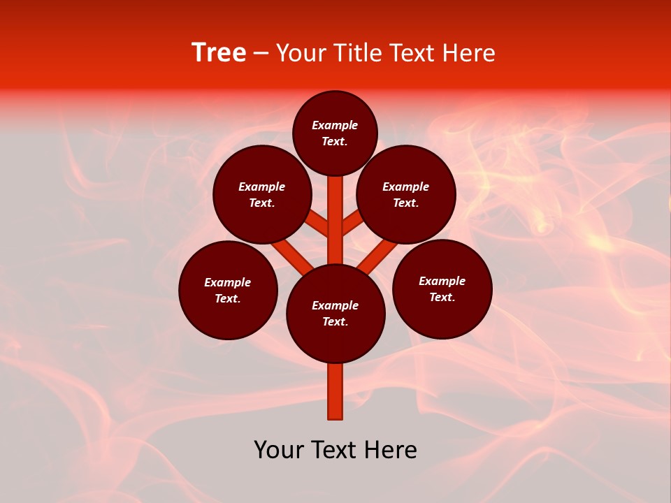 Fiery Dark Fuel PowerPoint Template