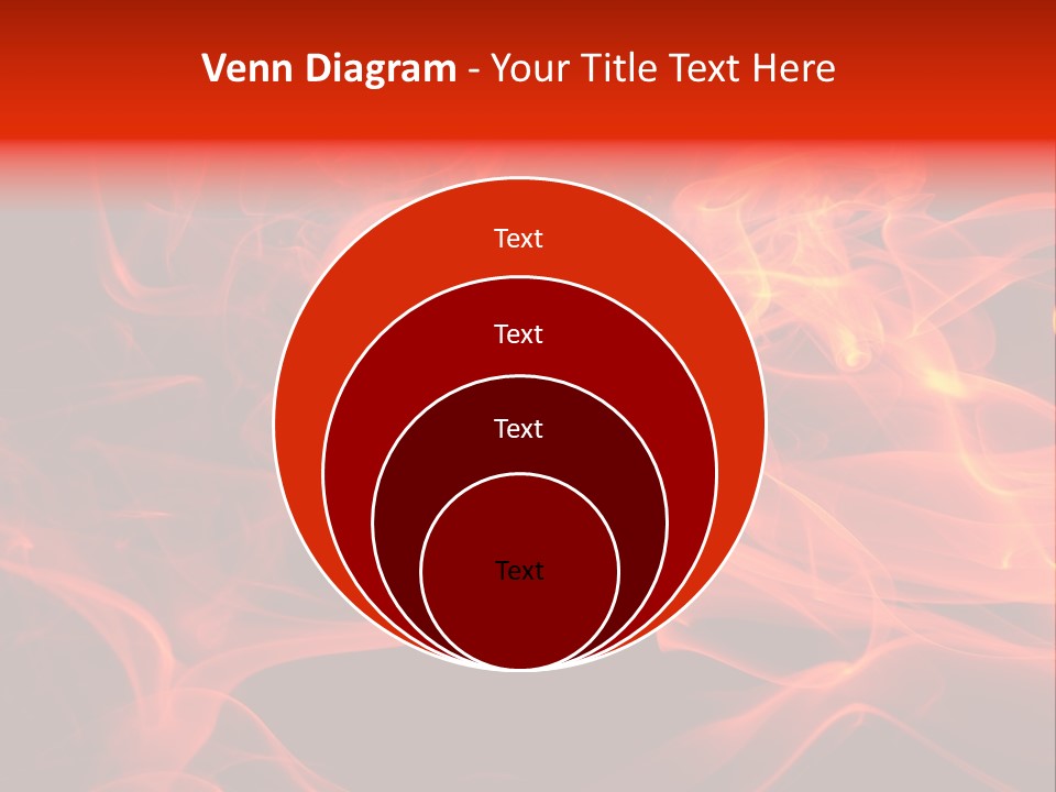 Fiery Dark Fuel PowerPoint Template
