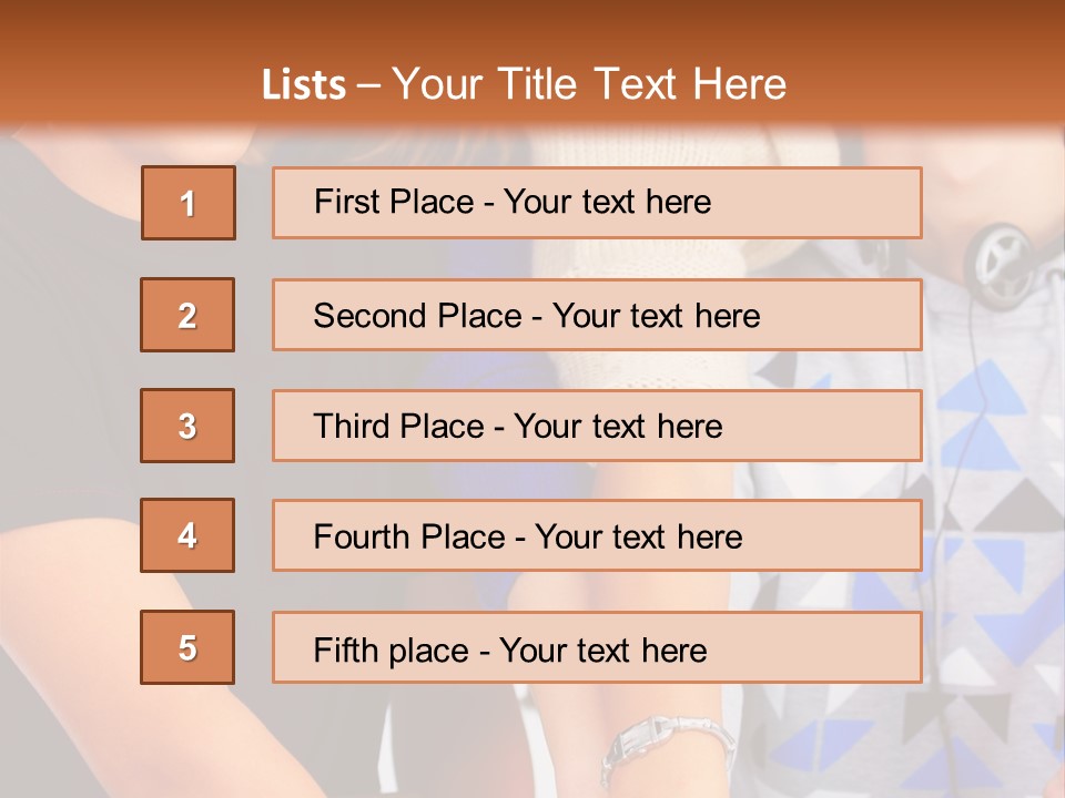 A Group Of People Holding Hands In Front Of A Brown Background PowerPoint Template