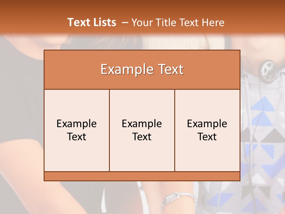 A Group Of People Holding Hands In Front Of A Brown Background PowerPoint Template