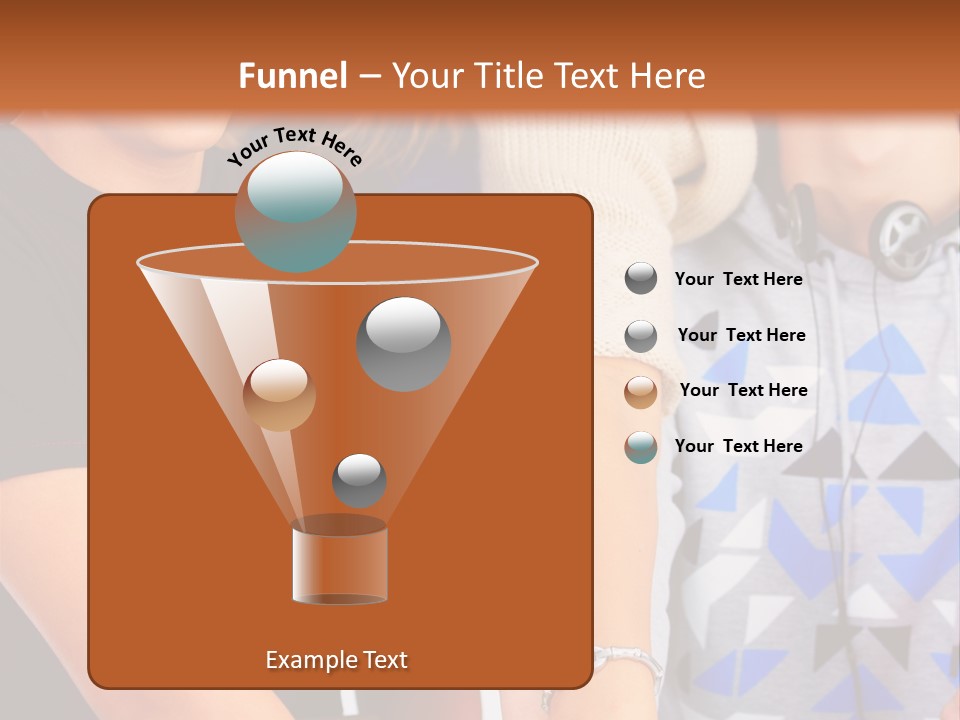 A Group Of People Holding Hands In Front Of A Brown Background PowerPoint Template