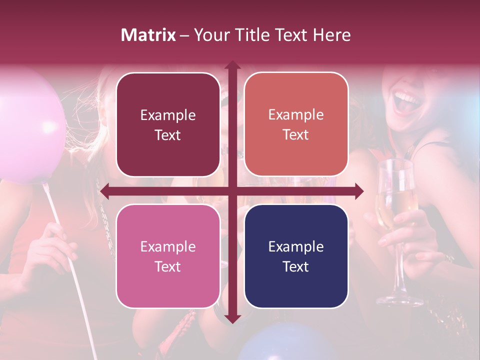 Women Fashion Togetherness PowerPoint Template